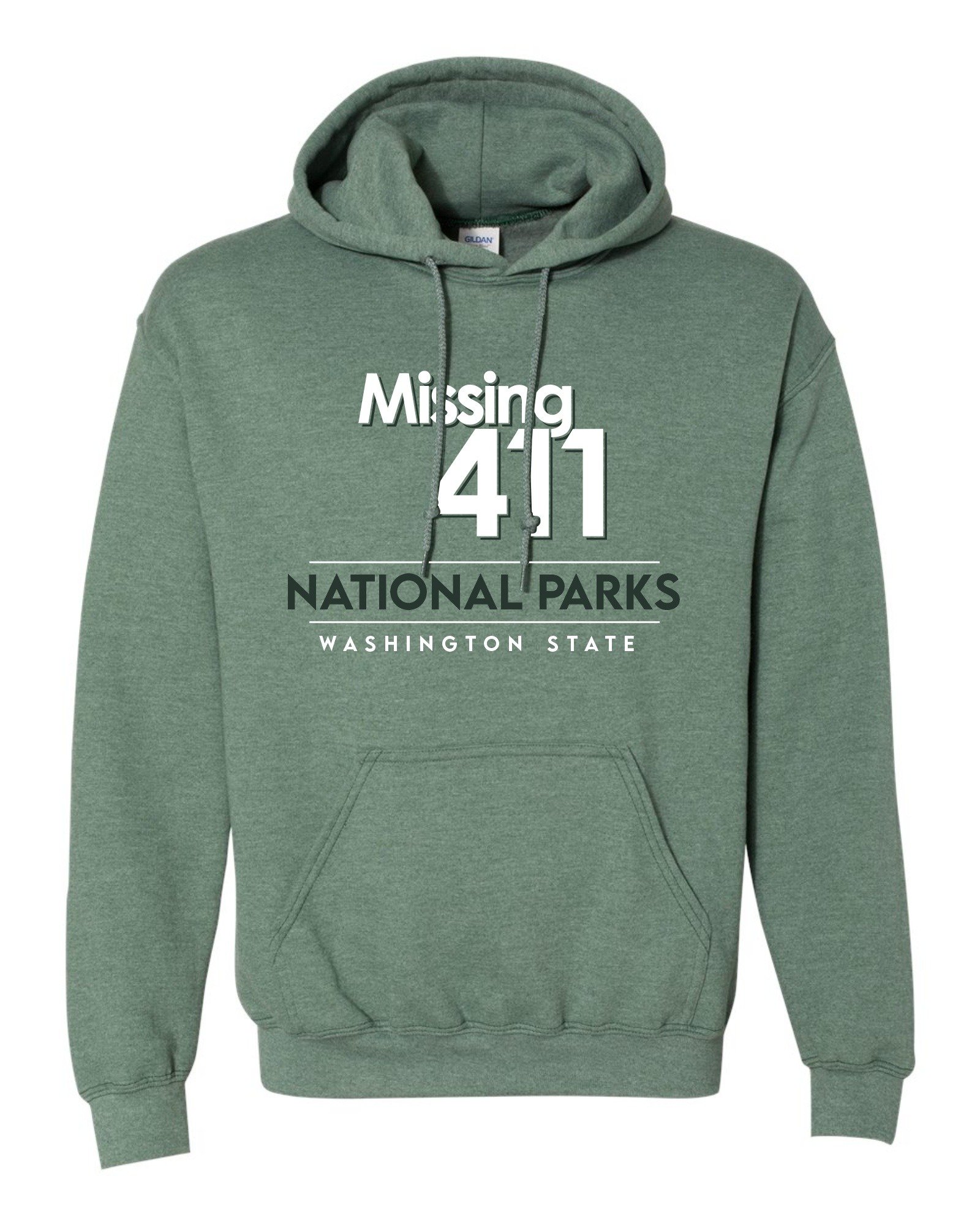 Missing 411 national parks Washington State Hoodie